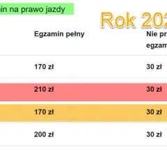 Cennik opłat za egzamin na prawo jazdy w 2022. Ile się czeka na wydanie prawo jazdy? Zależy od kategorii.