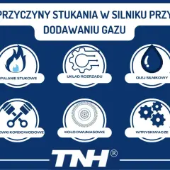 Przyczyny stukania w silniku: spalanie stukowe, układ rozrządu, olej silnikowy, panewki korbowodowe, koło dwumasowe, wtryskiwacze.
