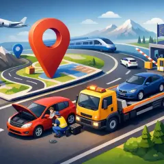 Pomoc drogowa na 1000km. Awaria auta na trasie, pomoc krótkoterminowa.