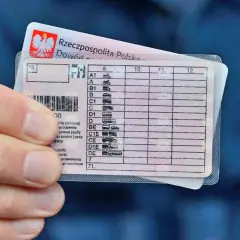 Dłoń trzyma polskie prawo jazdy. Sprawdź, jak sprawdzić czy prawo jazdy jest w bazie danych, analizując dane na dokumencie.