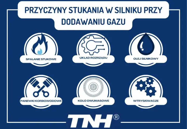 Przyczyny stukania w silniku: spalanie stukowe, układ rozrządu, olej silnikowy, panewki korbowodowe, koło dwumasowe, wtryskiwacze.