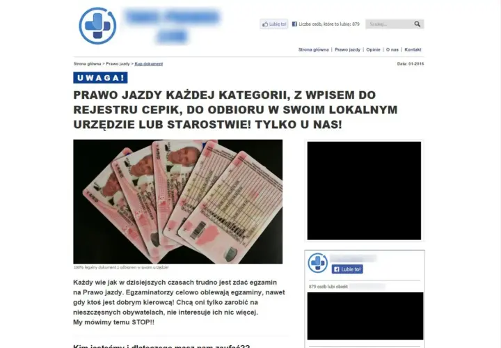 Prawo jazdy z wpisem do rejestru CEPiK. Gdzie można kupić dokument, który pozwoli Ci jeździć bez egzaminów.