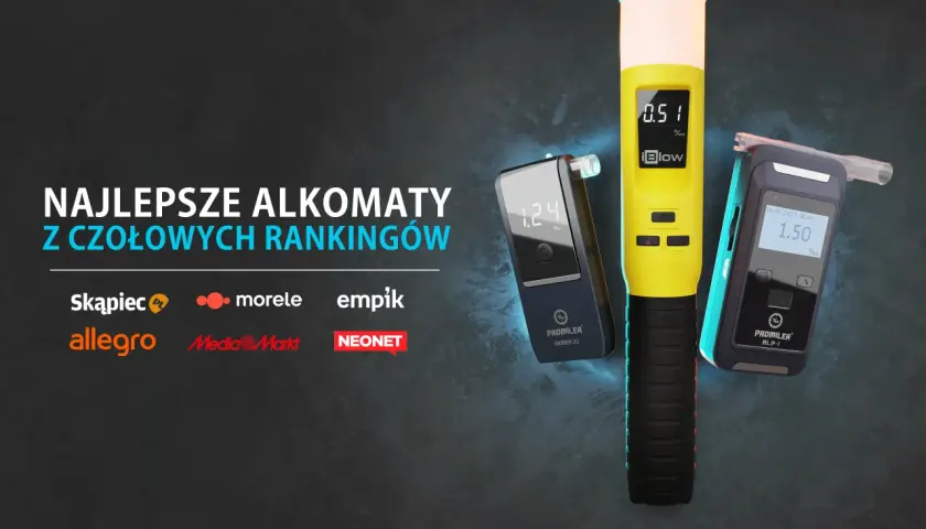 Najlepsze alkomaty znajdziesz w sklepach takich jak Allegro, Media Markt, Neonet. Sprawdź rankingi i wybierz swój!
