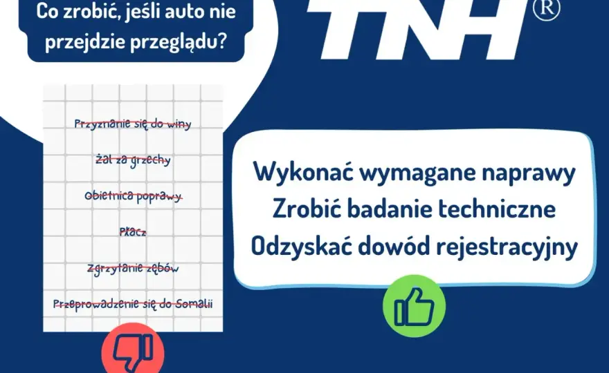 Samochód nie przeszedł przeglądu? Co robić i jakie są konsekwencje