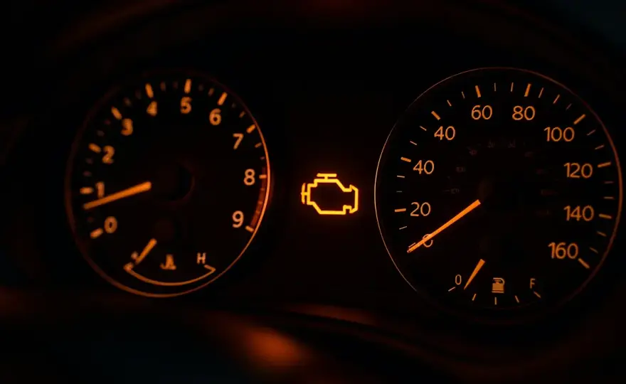 Kontrolka check engine świeci lub miga? Co robić dalej