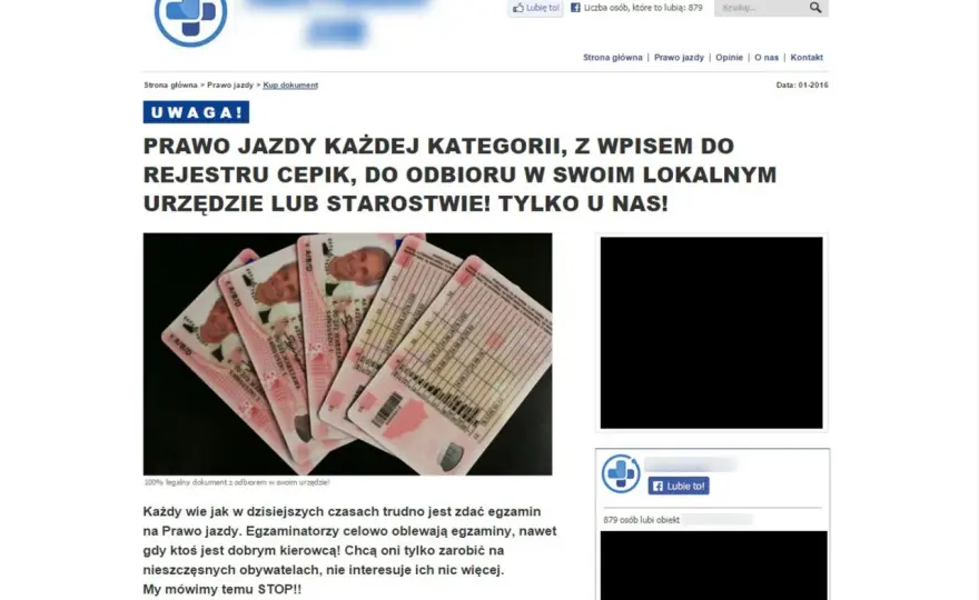 Kupno prawa jazdy z wpisem do rejestru: Mit czy przestępstwo?