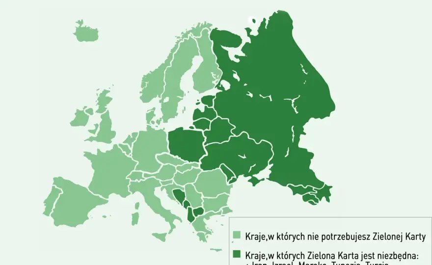 Zielona Karta - gdzie jest potrzebna, a gdzie wystarczy OC