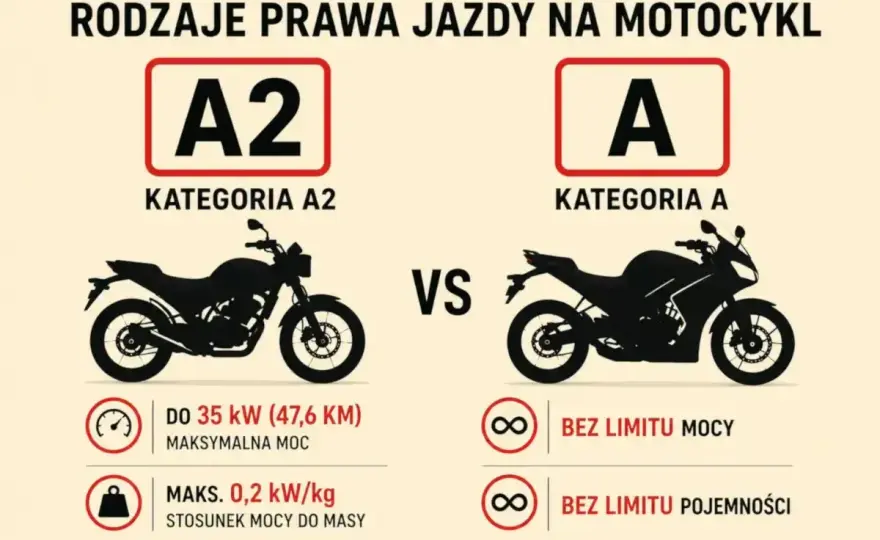 Prawo jazdy A2 - wymagania, kurs i koszt bez niespodzianek
