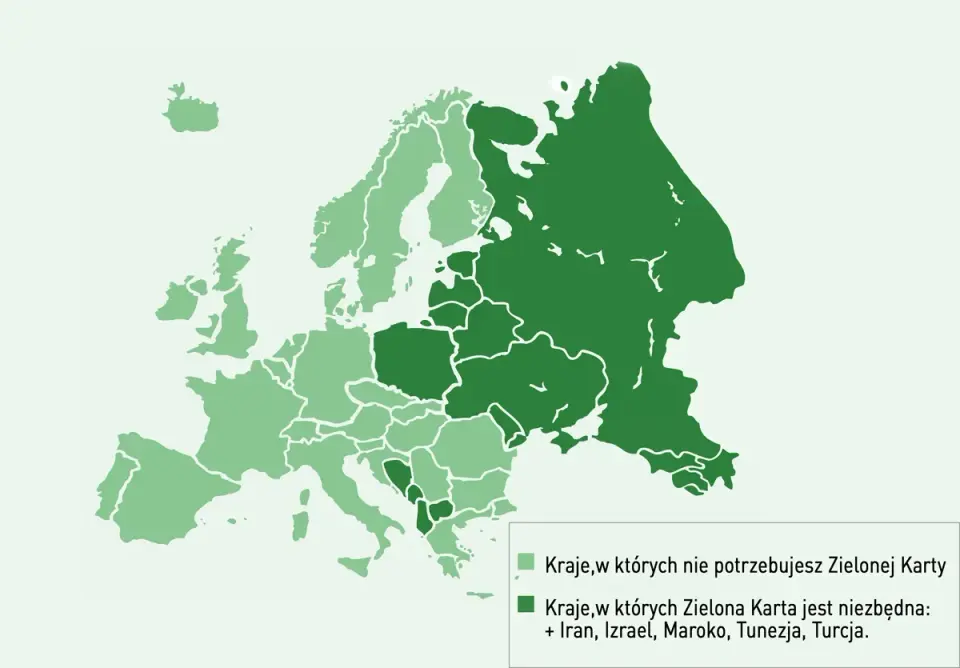 Zielona Karta - gdzie jest potrzebna, a gdzie wystarczy OC